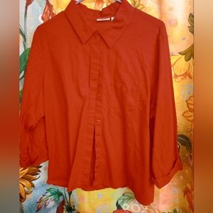 RED LIZ BAKER Blouse Size 1X